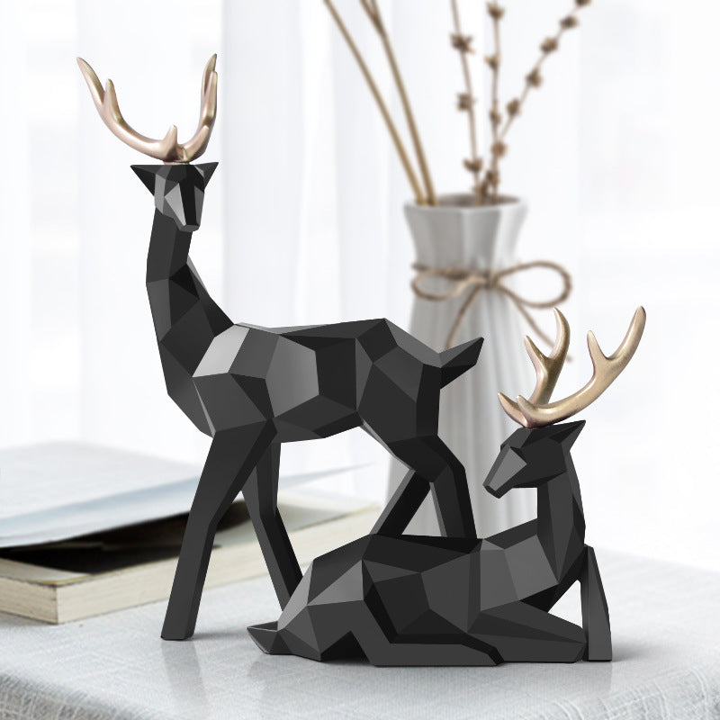 Resin Deer Statue