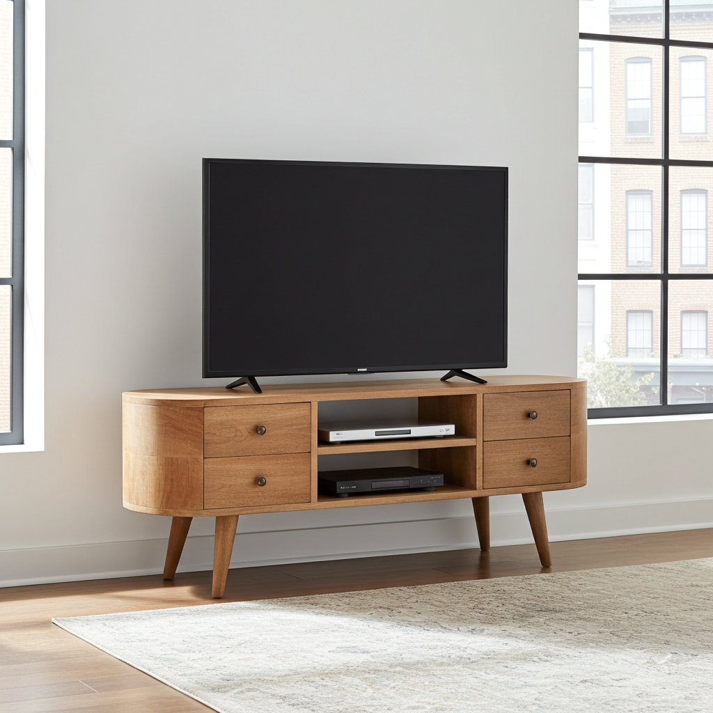 Rounded Entertainment Unit