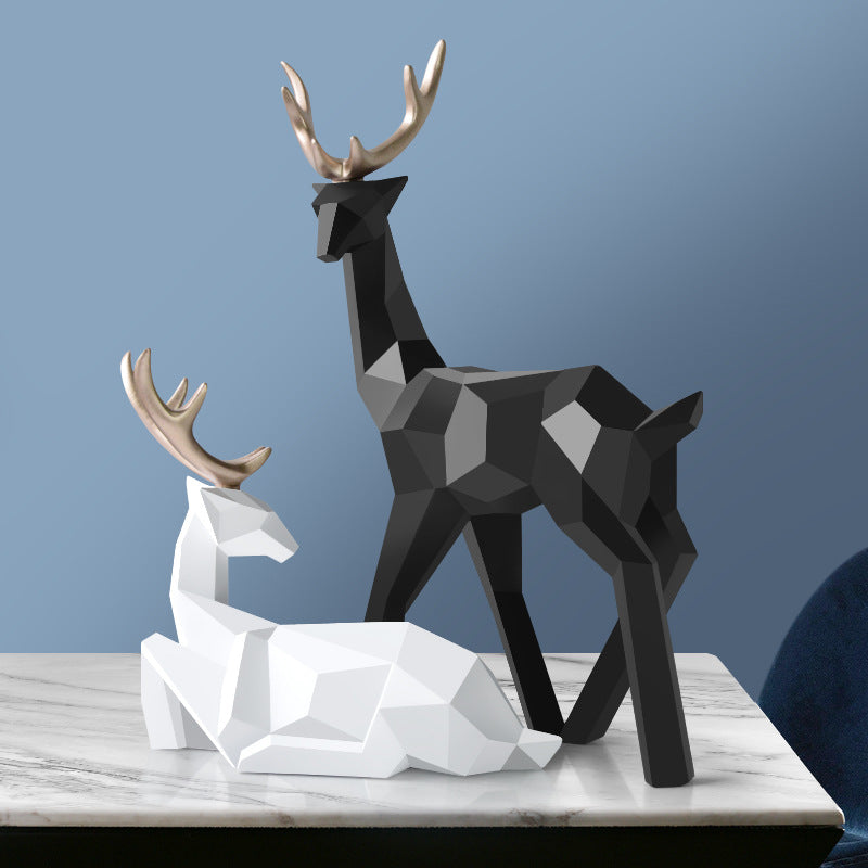 Resin Deer Statue