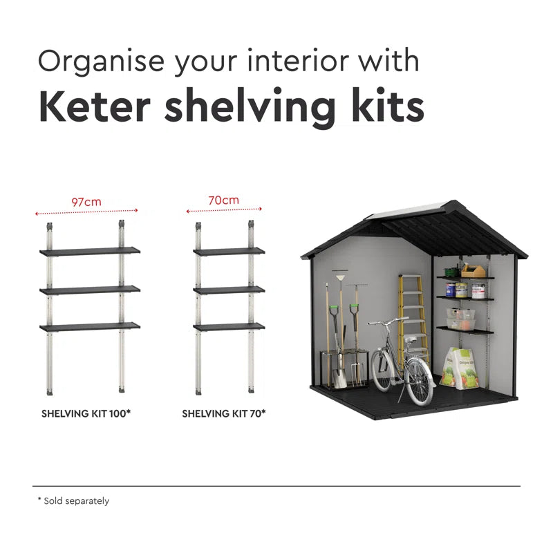 Premier 7 Ft. W X 7 Ft. D Apex Outdoor Garden Shed