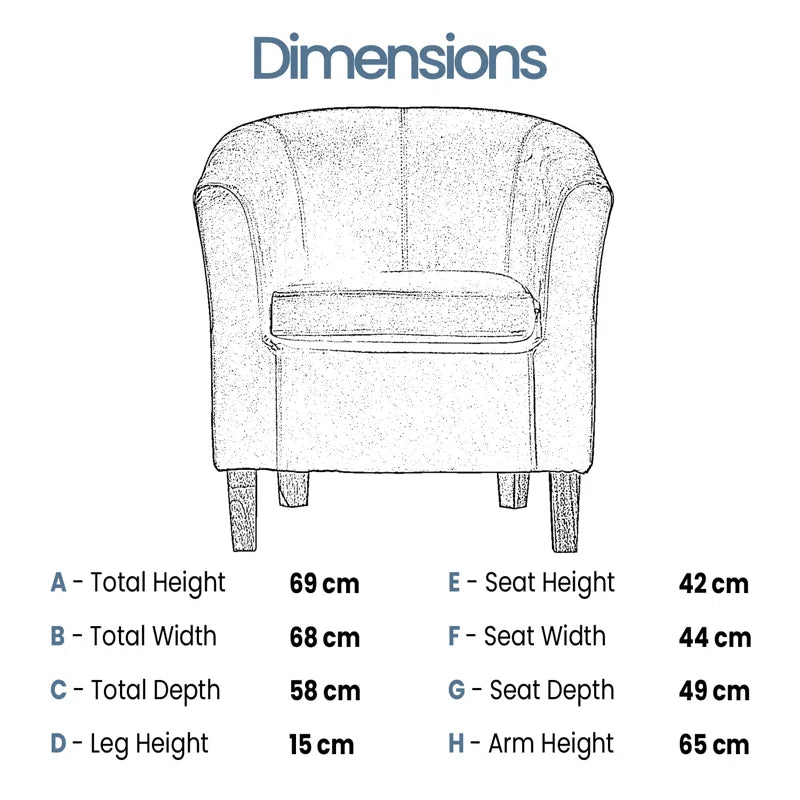 Tarbes Velvet Barrel Chair