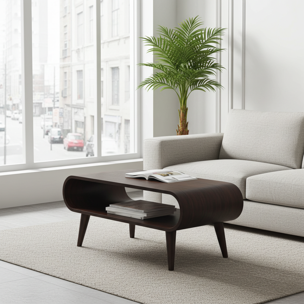 Amaya Light Walnut Coffee Table