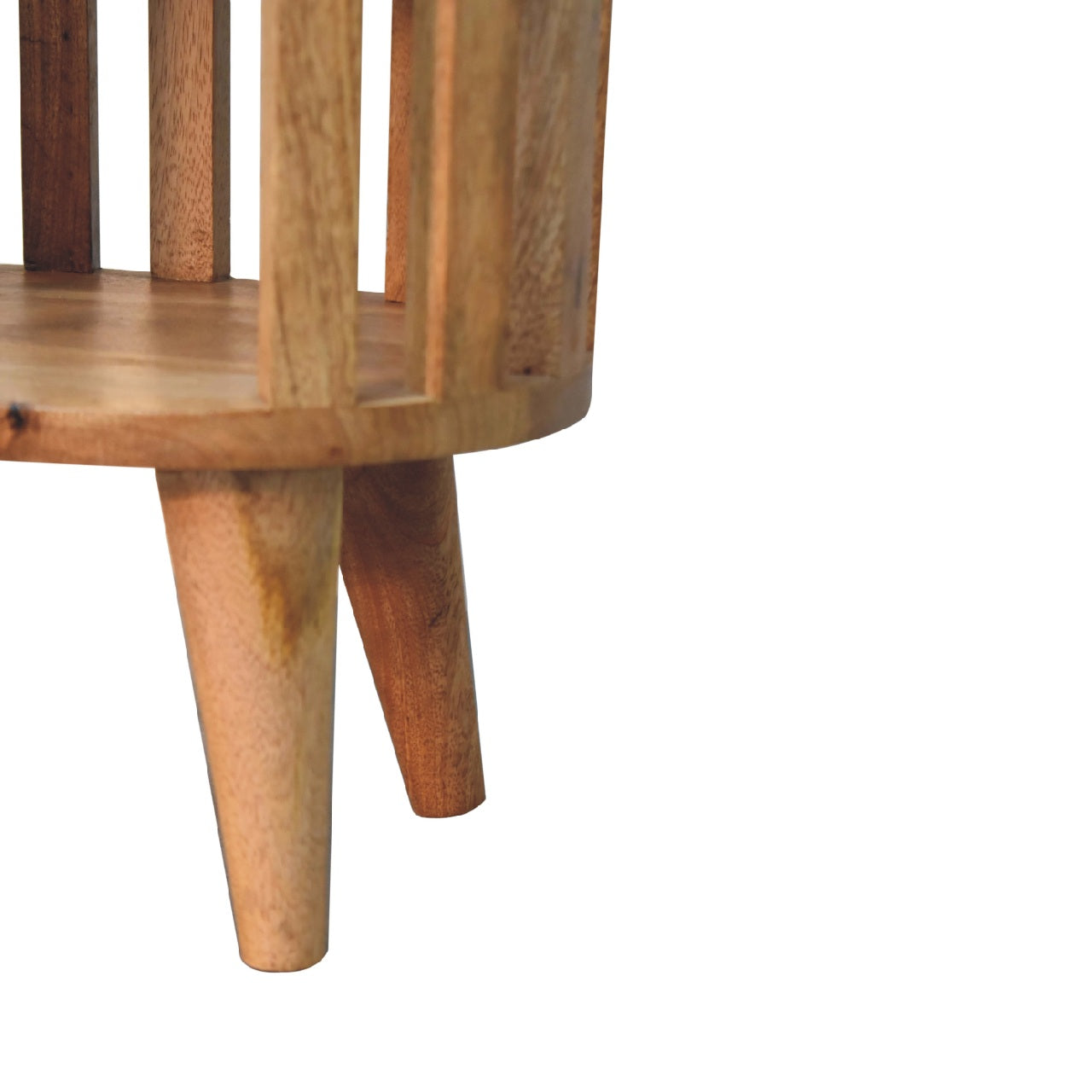 Ariella Double Shelf Oak-ish Bookshelf