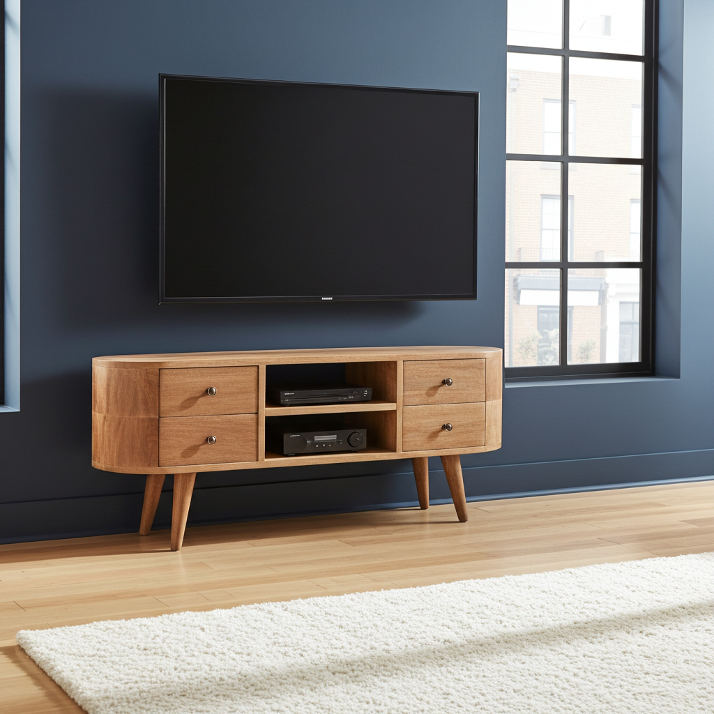 Rounded Entertainment Unit