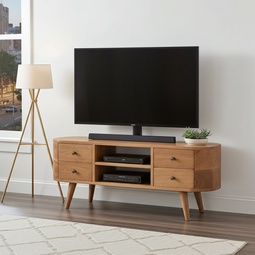 Rounded Entertainment Unit