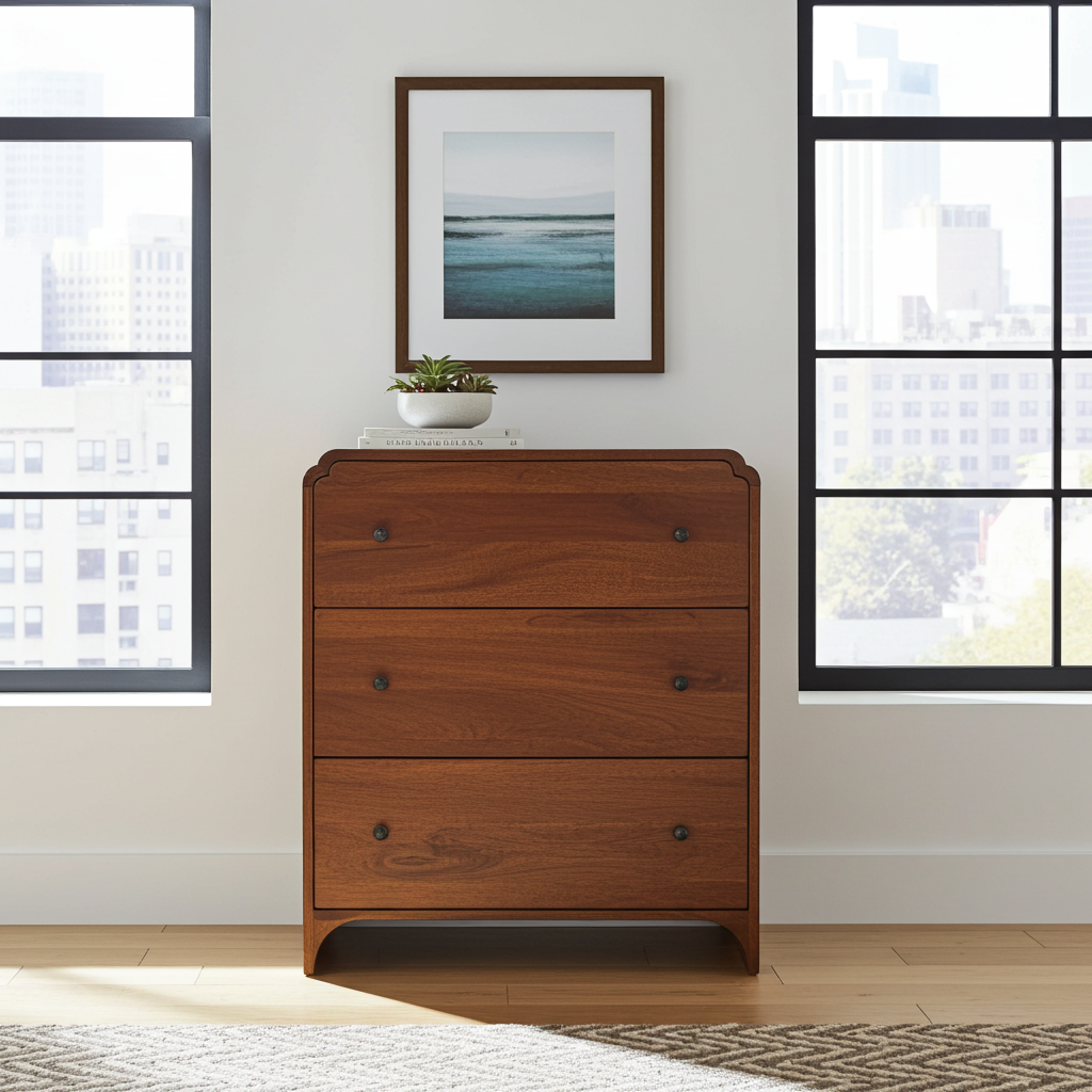 Newton Chestnut 3 Drawer Chest