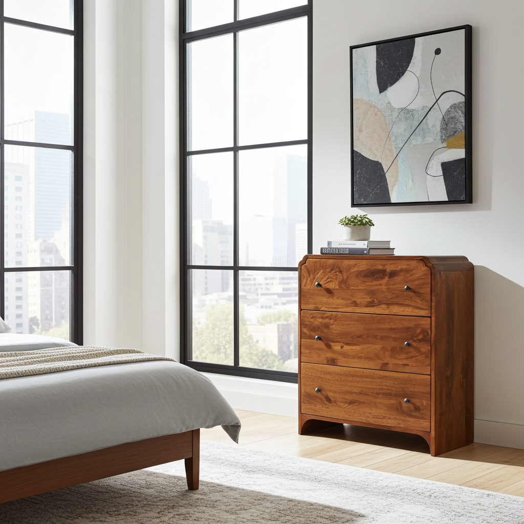 Newton Chestnut 3 Drawer Chest