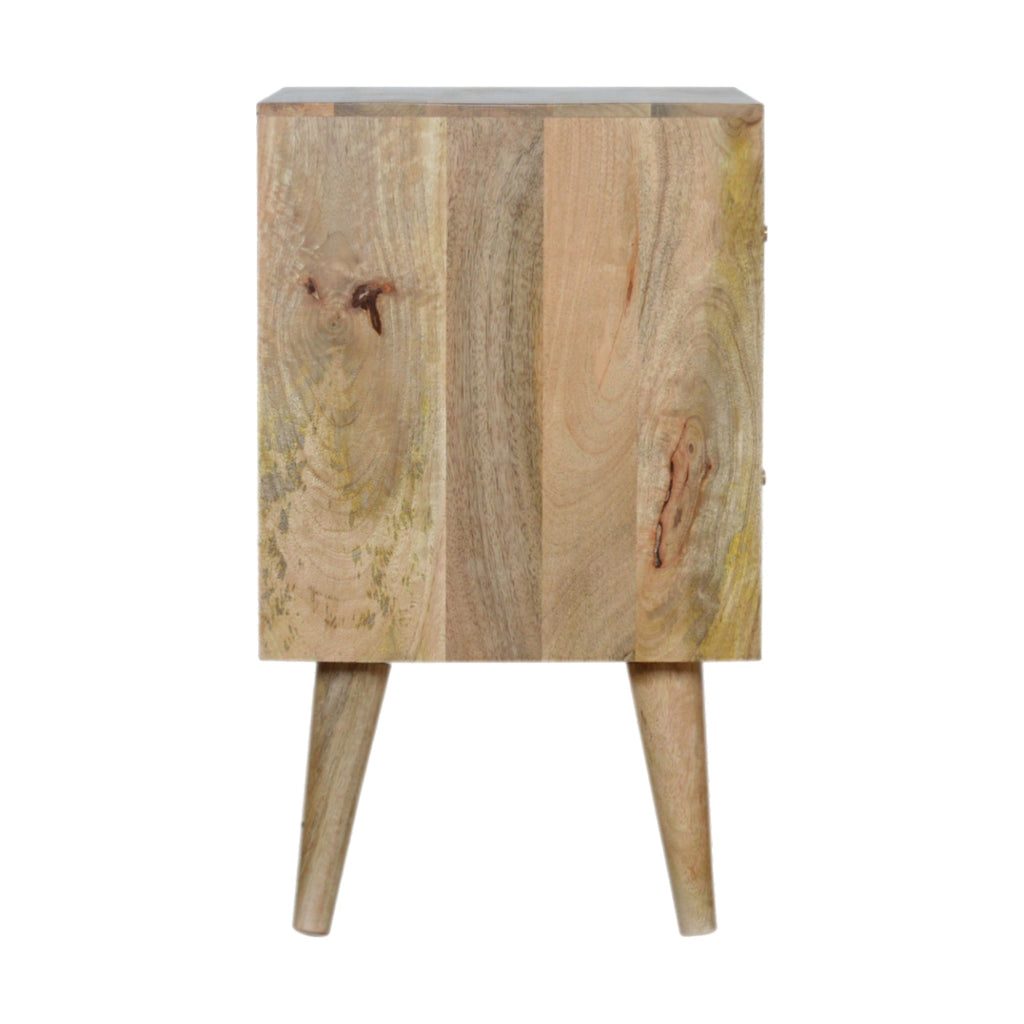 Daisy Carved 1 Door Bedside