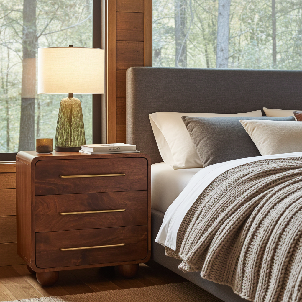 3-Drawer Rounded Chest