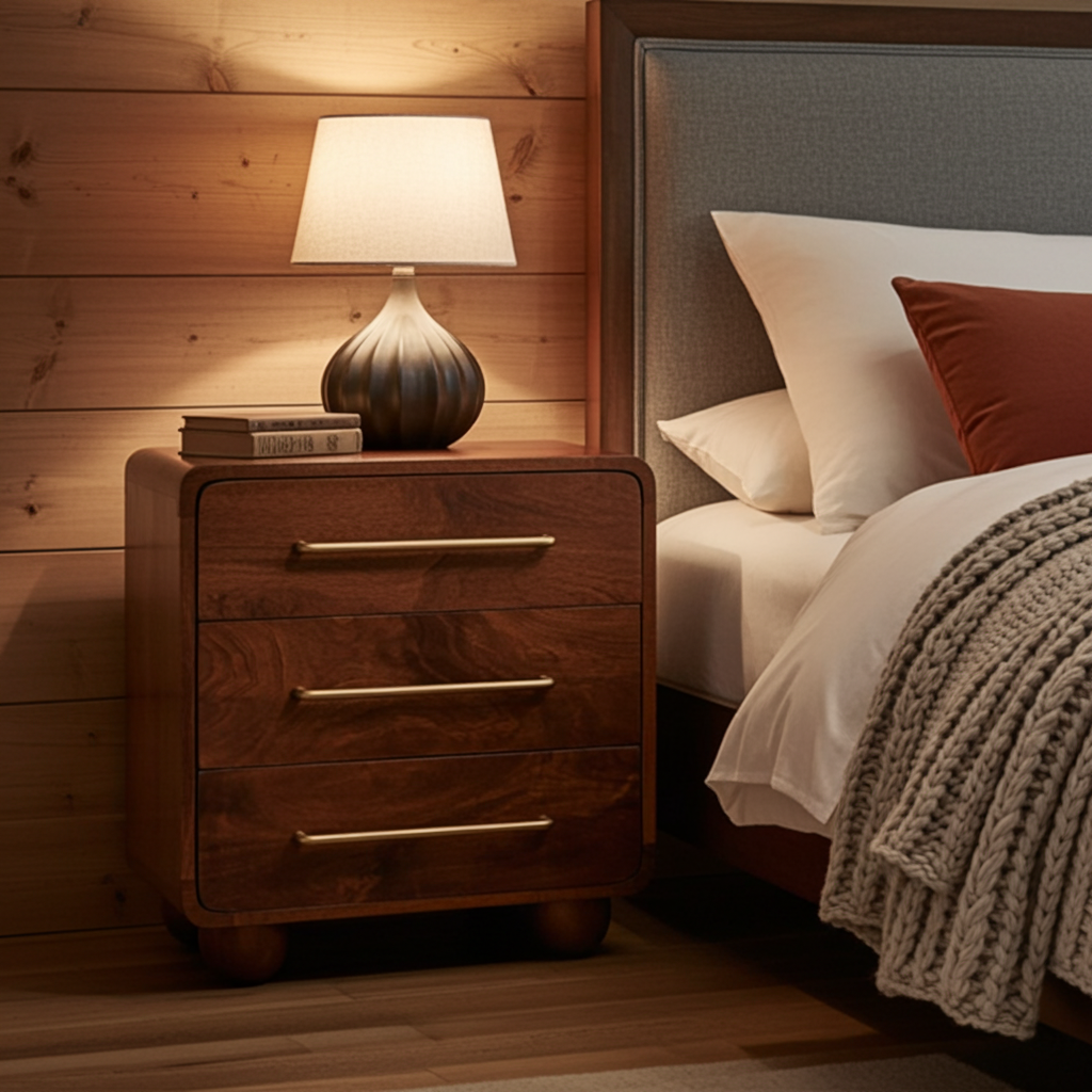 3-Drawer Rounded Chest